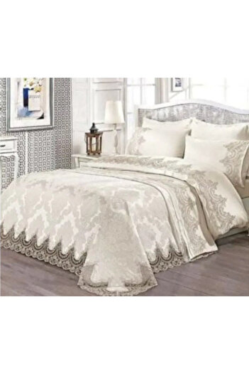 ZESA HOME French Lace 7 Piece Bridal Set