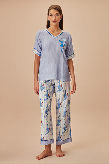 SUWEN Set de pijamale Emily