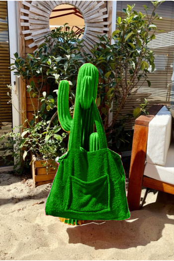 HIZSOY TEKSTİL Towel Beach Bag, Cotton Beach Bag, Multipurpose Towel Shoulder Bag
