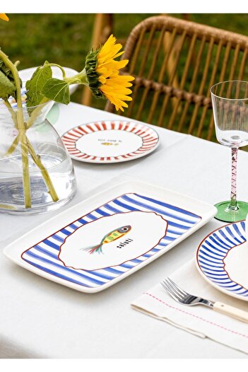The Mia 34x25 cm Rectangular Service Fish