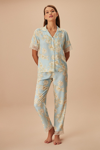 SUWEN Set de pijamale masculine Serena