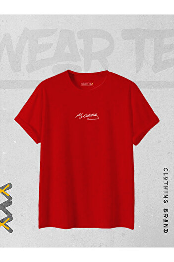 WEARTEX Unisex K. Atatürk Signature Design Printed Oversize T-shirt