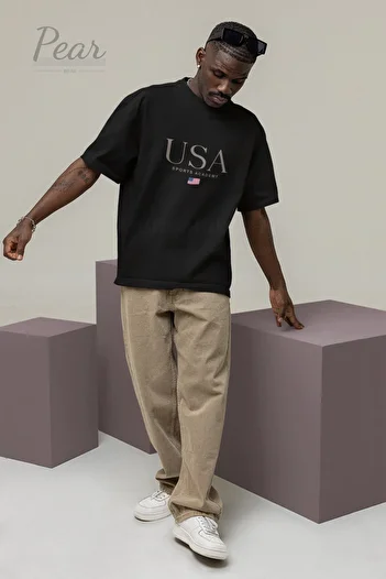 Pear Wear USA Printed Unisex T-Shirt Oversize T-shirt