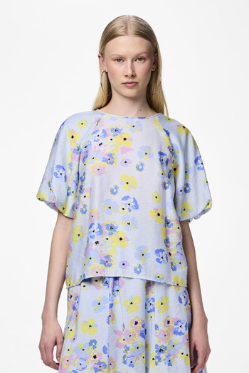 PIECES BLOUSE - OPEN NECKLINE FEM WOV VI84/POA16