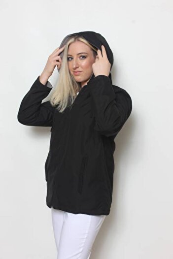 Cottoncool Kadın Siyah  Içi Polar Mont