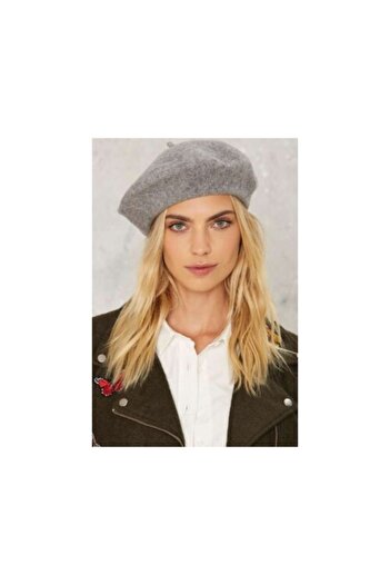 Makro Optik Painter Beret Gray French Hat