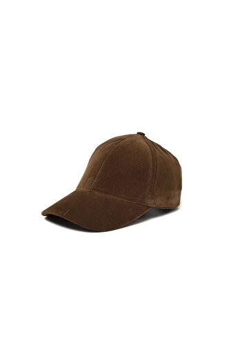 OnMyHead Unisex Brown Suede Cap