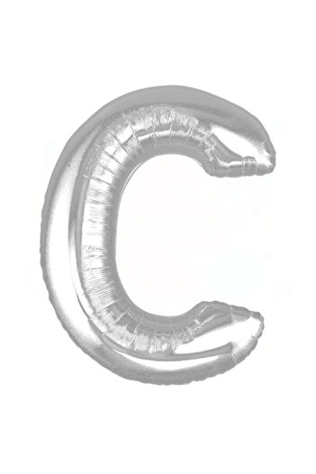 Nedi 40" Letter Silver C Balloon Foil