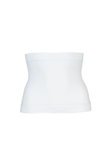 NBB Women's White Recovery Silicone Waist Corset