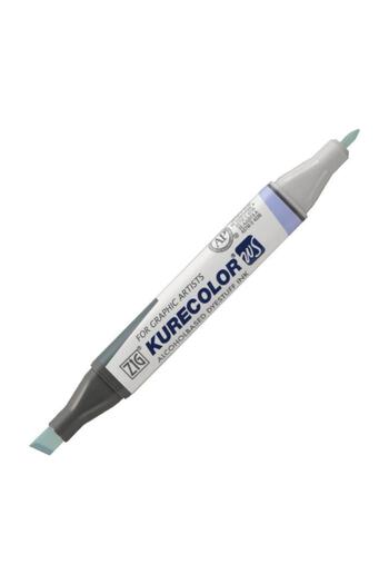 Zig Zig Kurecolor Twin S Marker Kc3000 Double Tip Graphic Marker No:822 Blue Gray