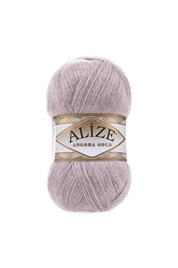 Alize Angora Gold 5 Pieces Hand Knitted - 5X100G 163/Rose Gray
