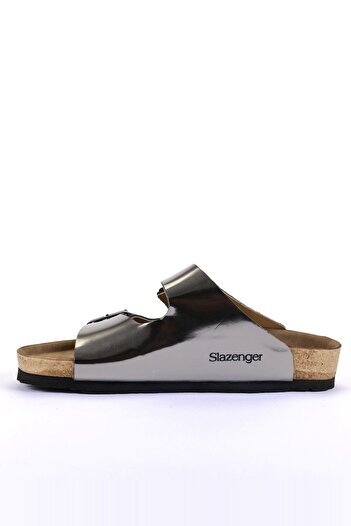 Slazenger Lens Kadın Terlik Antrasit Rugan