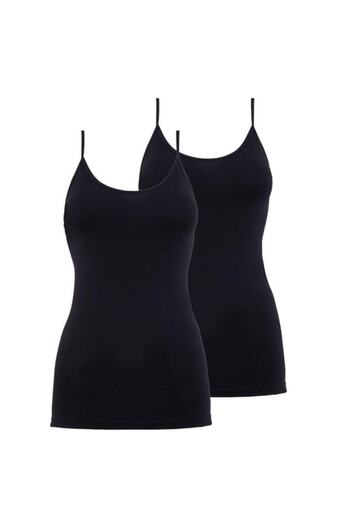 Blackspade Γυναικείο Αθλητικό Λεπτό Μαύρο λουράκι 2 Pack Essential 1591