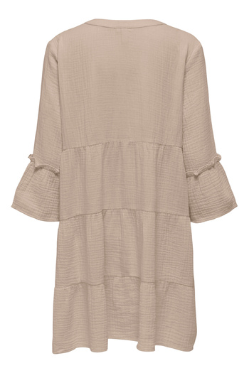 ONLY Μίνι φόρεμα Onlthyra V-Neck - Οργανικό βαμβάκι, κανονική εφαρμογή DRESS 15267999
