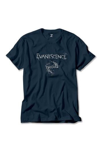 Z zepplin Evanescence Logo and Letter Navy Blue T-shirt