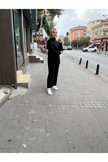 BAV Butik Ayvitrin Σετ παντελόνι με μισό ζιβάγκο με κουμπιά