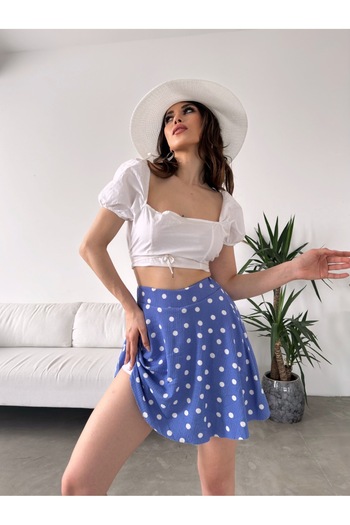 LB Laluna Butik Fustă de damă cu modele și pantaloni scurți