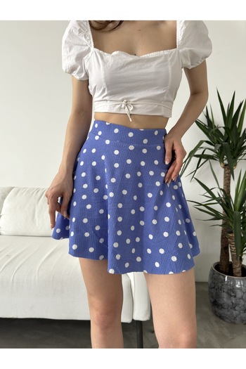 LB Laluna Butik Fustă de damă cu modele și pantaloni scurți