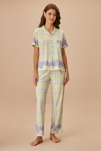 SUWEN Aloha Masculine Pajama Set