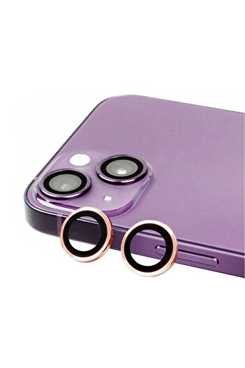 cepteaksesuar Zore CL-07 for iPhone 14 - Camera CPT Protector, Rose Gold