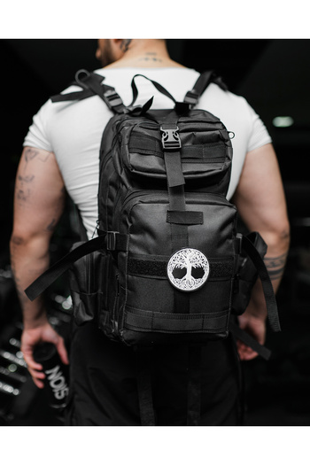 QUİCKPREP 42L Black Sports Backpack - Large Volume Tactical Gym & Outdoor Quickprep