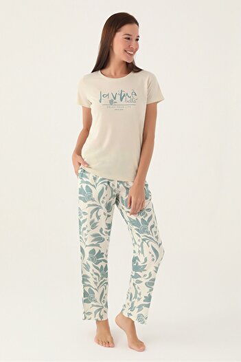 Pierre Cardin 8825 Enjoy Women's Short Sleeve Pajama Set