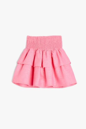 Koton Kids Rosa Mädchenrock 4SKG70026AW