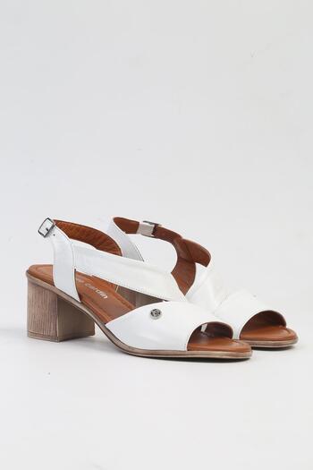 Pierre Cardin PC-7091-3807 Model White Women's Heeled Shoes
