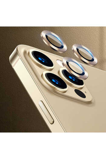 Alan Tech Zore Cl-07 Camera Bottom Protector Compatible with iPhone 11 Pro-Gold