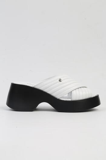 Pierre Cardin ® |   Pc-7194- 3968 White-Women's Platform Slippers
