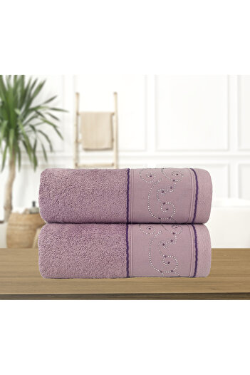 Lucy and Home Набір рушників 2 шт. 50x100 см - з каменним принтом
