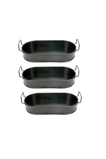 EVSTYLE Small Size Oval Presentation Tray