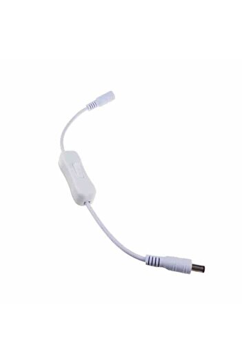 Motorobit Anahtarlı DC Adaptör Uzatma Kablosu - Beyaz