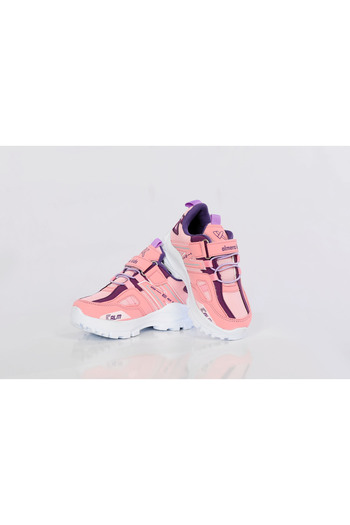 Almera Kids Girls Comfortable Sole, Easy To Wear With Velcro, Colorful, Casual Walking And Sports Shoes A