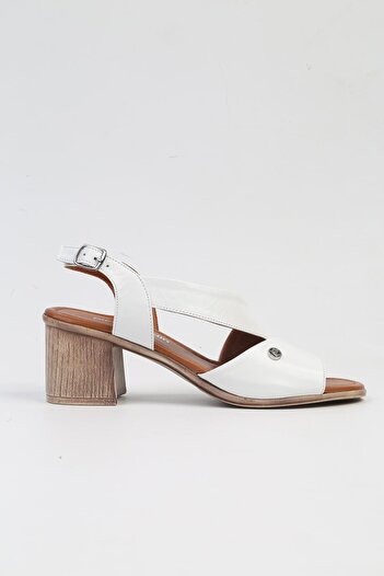 Pierre Cardin PC-7091-3807 Model White Women's Heeled Shoes