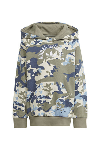 adidas Παιδικό σετ αθλητικής φόρμας με σχέδιο πράσινο IR7796-HOODIE SET