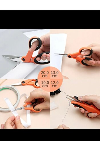 OZN TUHAFİYE Set of 4 Scissors
