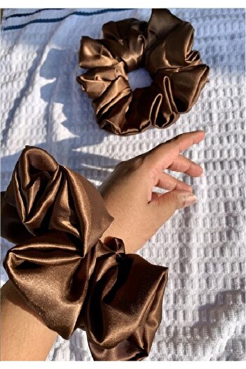 Atılgan Grp Luxury Silk Satin XXL Scrunchie - Η μεγαλύτερη χειροποίητη αγκράφα Bagel