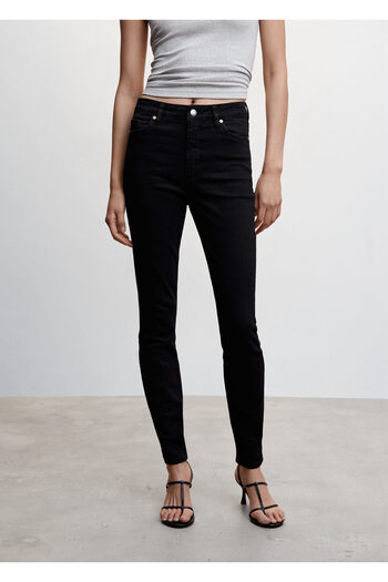 MANGO Woman Black Denim Women's Trousers47000157
