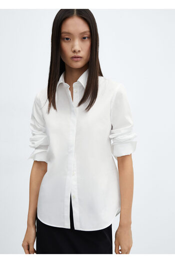 MANGO Off-White Women's Shirt57069113
