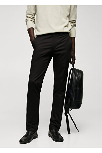 MANGO Man Black Men's Trousers 47030660
