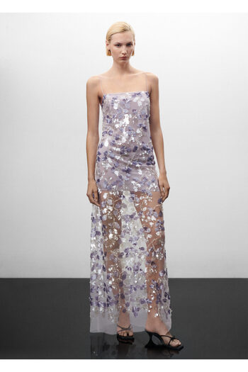 MANGO Lilac Women's Dress57059116