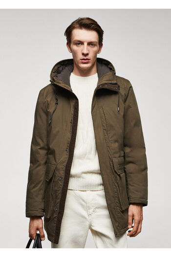 MANGO Man Khaki Men's Parka57057705