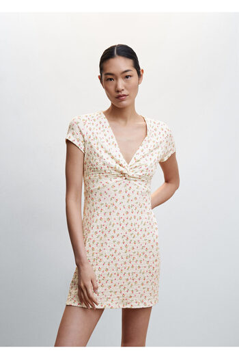 MANGO Natural Women's Dress47097124