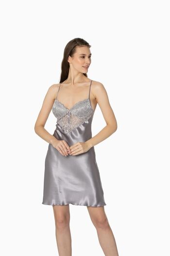 Pierre Cardin Satin Lace Nightgown 680