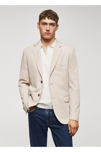 MANGO Man Sand Color Men's Blazer57050550