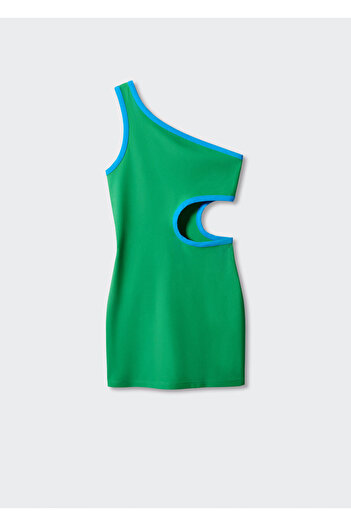 MANGO Woman Yeşil Kadın Elbise 57000439