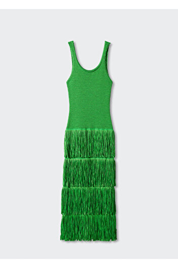 MANGO Woman Yeşil Kadın Elbise 57000405