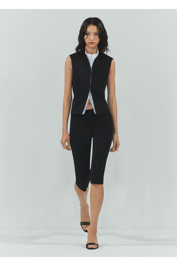 MANGO Woman Women's Black Vest67073696