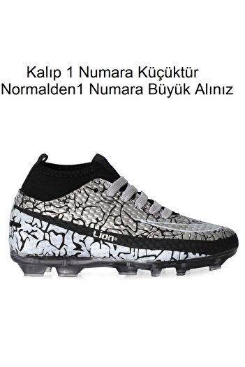 Freemax Freemax.1071CCKKRMP Black Silver - Kids Football Boots with Socks